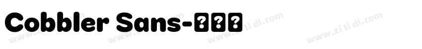 Cobbler Sans字体转换 Cobbler Sans字体转换